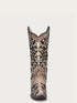 Corral Women's Black Glitter Inlay Crystal Snip Toe Cowboy Boots