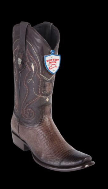 Wild West Botas de Armadillo Horma Dubai Toe Faded Brown