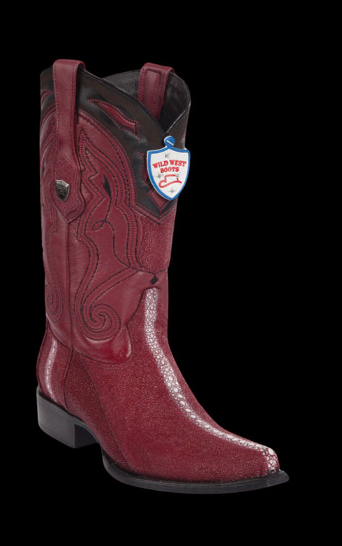 Bota de Mantarraya Original Horma Punta Recortada Wild West