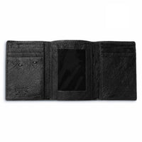Ferrini Full Quill Ostrich Trifold - Luxury Ostrich Leather Shoe