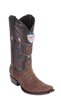 Wild West Botas de Armadillo Horma Dubai Toe Sand Brown
