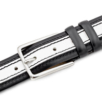 Mezlan Two-Tone Leather Belt for Men