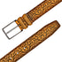 Mezlan Laser-Print Calfskin Belt