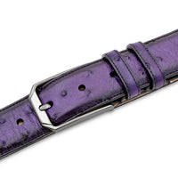 Mezlan Ostrich Skin Belt Purple (AO11678)