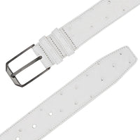 Mezlan Ostrich Skin Belt White (AO11678)