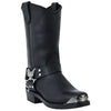 Dingo Black Leather Biker Boots