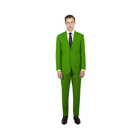 Alberto Nardoni Apple Green Two Buttons Classic Fit Suit