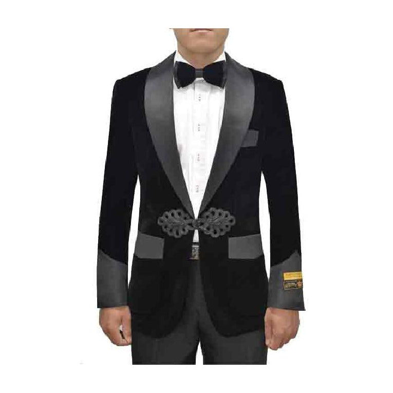 Alberto Black 1-Button Peak Tuxedo