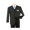 Alberto Nardoni Black Three Buttons Notch Lapel
