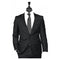 Alberto Nardoni Black Two Button Vested Linen Wedding Suit