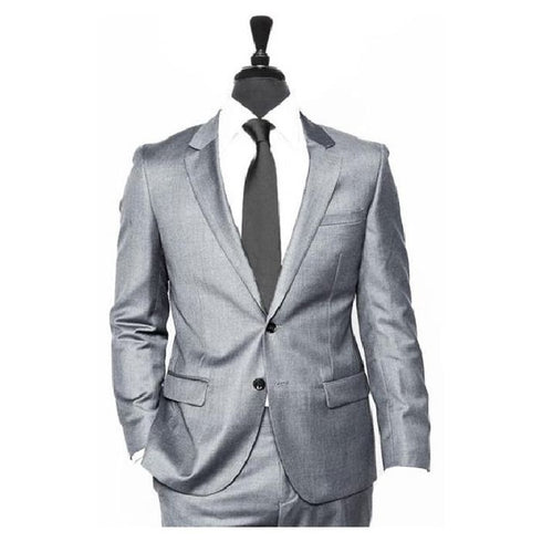 Alberto Nardoni Light Grey Vested Linen Wedding Suit