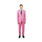 Alberto Nardoni Light Pink Two Buttons Suit