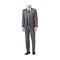 Alberto Nardoni Medium Gray Rayon Slim Fit Suit