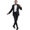 Alberto Nardoni Mens Style Single Breasted black Overcoat