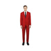 Alberto Nardoni Notch Lapel Classic Fit Suit In Red