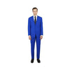 Alberto Nardoni Notch Lapel Classic Fit Suit In Royal