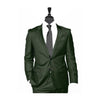 Alberto Nardoni Olive Two Button Notch Lapel Wool Suit