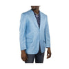 Alberto Nardoni One Ticket Pocket Turquoise Linen Blazer