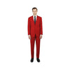 Alberto Nardoni Red Two Buttons Classic Fit Suit
