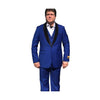Alberto Nardoni Royal Blue One Button Shawl Vested Suit