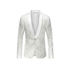 Alberto Nardoni White Paisley Shawl Sport Jacket