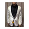 Alberto Nardoni White Shawl Lapel Brand Blazer Overcoat
