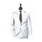 Alberto Nardoni White Two Button Single Breasted Wool Suit