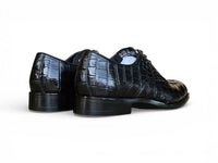 Carrucci Allen II Derby: Embossed Split Toe Leather Shoe