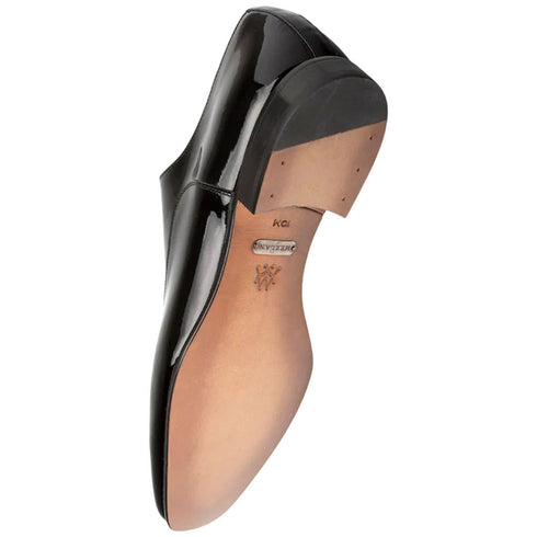 Men's Altea Plain Toe Black Slip-On Oxford By Mezlan Made In Spain Brand