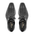 Men's Crocodile Lace Up Anderson Black By Mezlan Made In Spain Brand