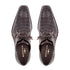 Men's Crocodile Lace Up Anderson Dark Brown By Mezlan Made In Spain Brand