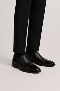Belvedere Andreo Black Genuine Crocodile Dress Shoe