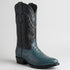 Blue Ostrich Cowboy Boots J-Toe