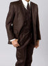 Classic Boy Suit 5 Piece Set Brown