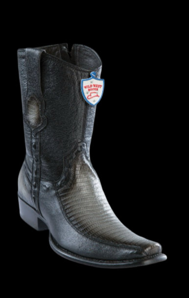 Wild West Botas de Armadillo Horma Dubai Toe Gray