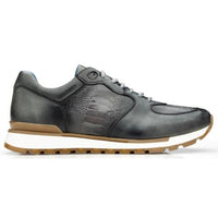 Ostrich Leg Belt- Gray