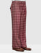 Statement Clothing | Wide Leg Plaid Pants Brick