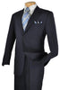 Mens 2 Button Classic Poplin Navy Suit