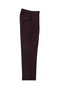 Tiglio Luxe Burgundy Wide Leg, Pure Wool Dress Pants 2576