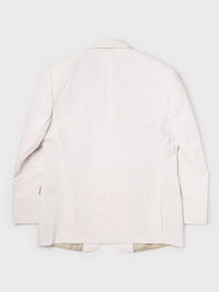 Natural Striped Seersucker Jacket