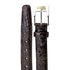 Mens Belvedere Alligator Dress Belt in Brown