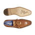 Mens Belvedere Gabriele Caiman Crocodile Dress Shoe in Tan