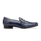Mens Belvedere Gerald Alligator Dress Loafer Shoe in Navy