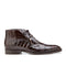 Mens Belvedere Stefano Alligator Dress Boot in Brown
