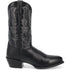 Laredo Birchwood Black Leather Round Toe Boots for Men