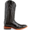 Ferinni Boot - Mens Dress Cowboy Boot - Ferrini Men's Stallion Alligator Belly Boots Square Toe Black in Black