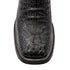 Ferinni Boot - Mens Dress Cowboy Boot - Ferrini Stampede Men's Print Crocodile Boots Handcrafted Black in Black