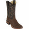 Los Altos Boots - Mens Dress Cowboy Boot - Low Priced Brown Square Toe Western Boots- in Brown