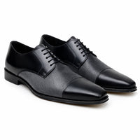 Belvedere Alexander Black/Grey Genuine Crocodile Oxford
