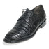 Los Altos Oxford Black Genuine Caiman Crocodile Shoes